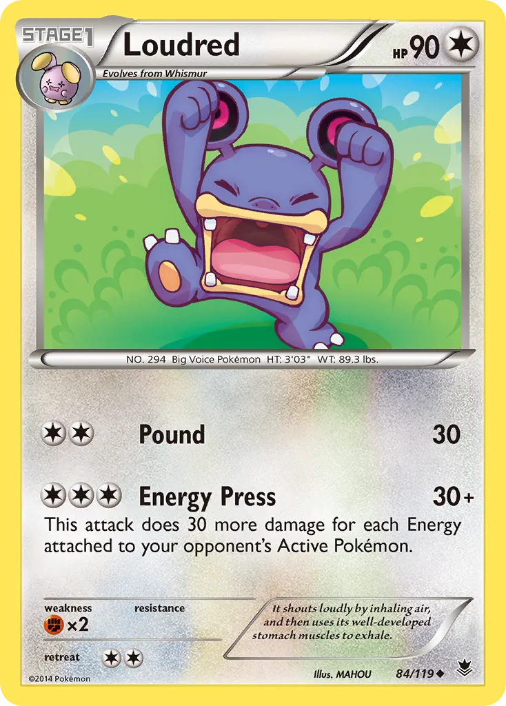 Loudred card image