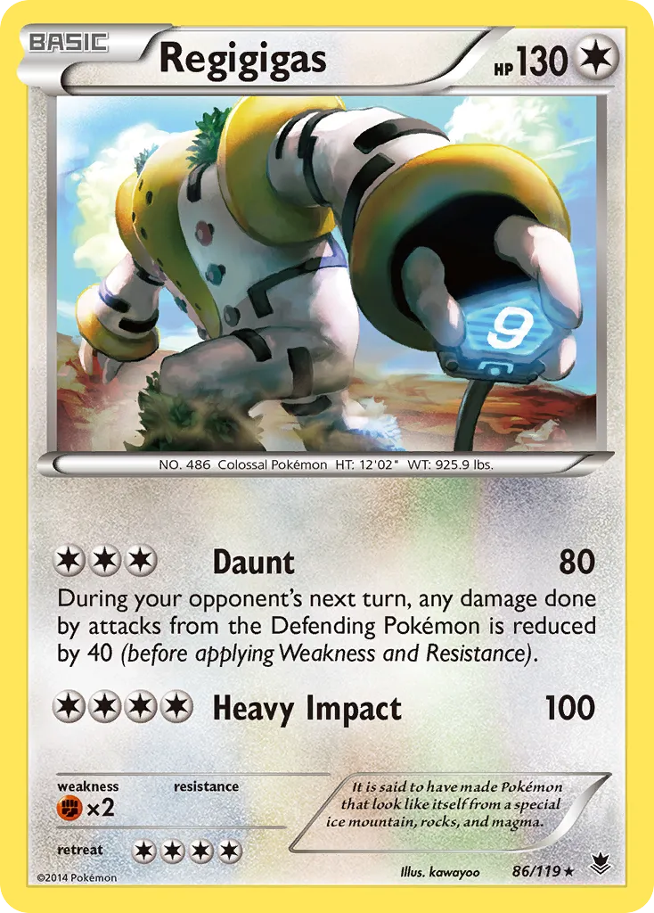 Regigigas card image