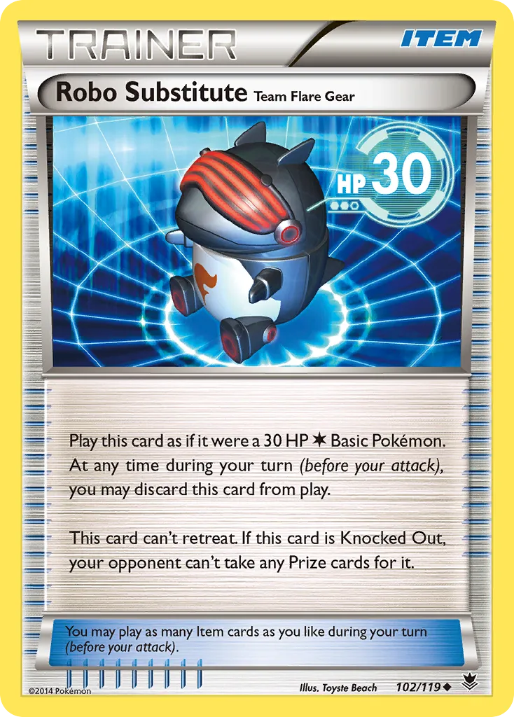 Robo Substitute Team Flare Gear card image
