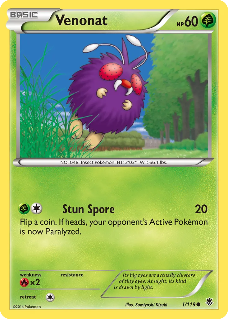 Venonat card image