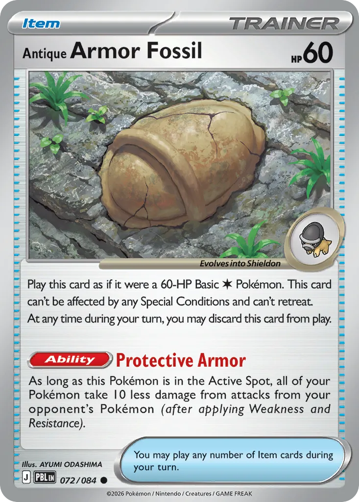 Antique Armor Fossil card image