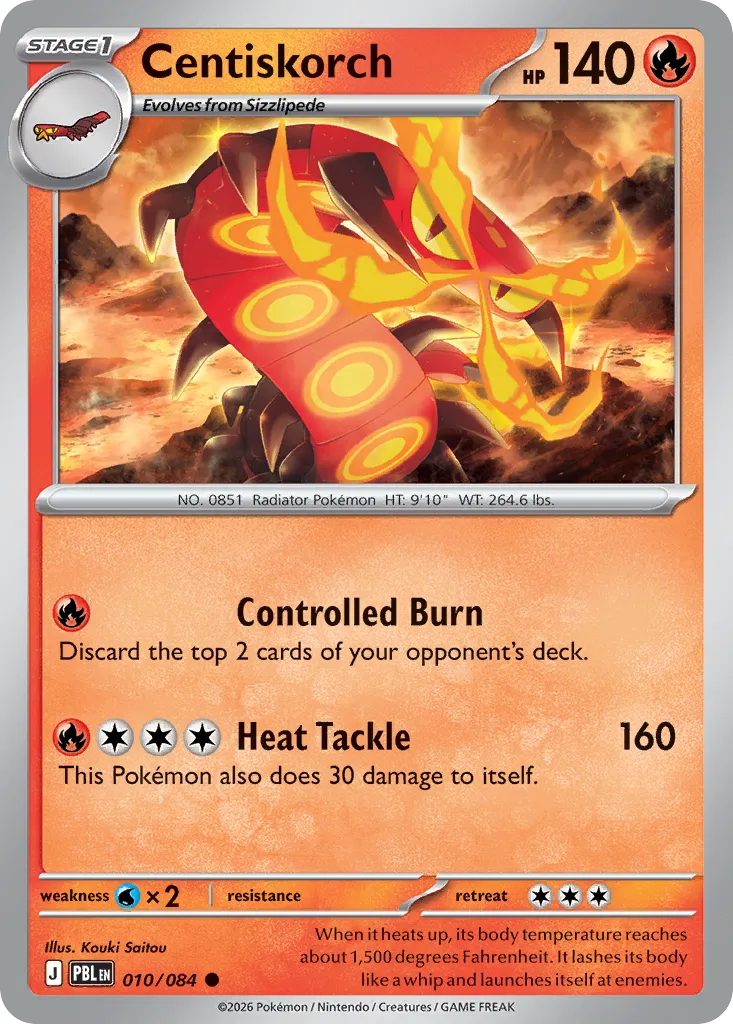 Centiskorch card image