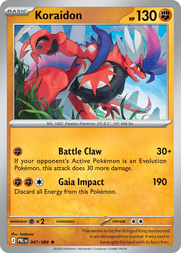 Koraidon card image