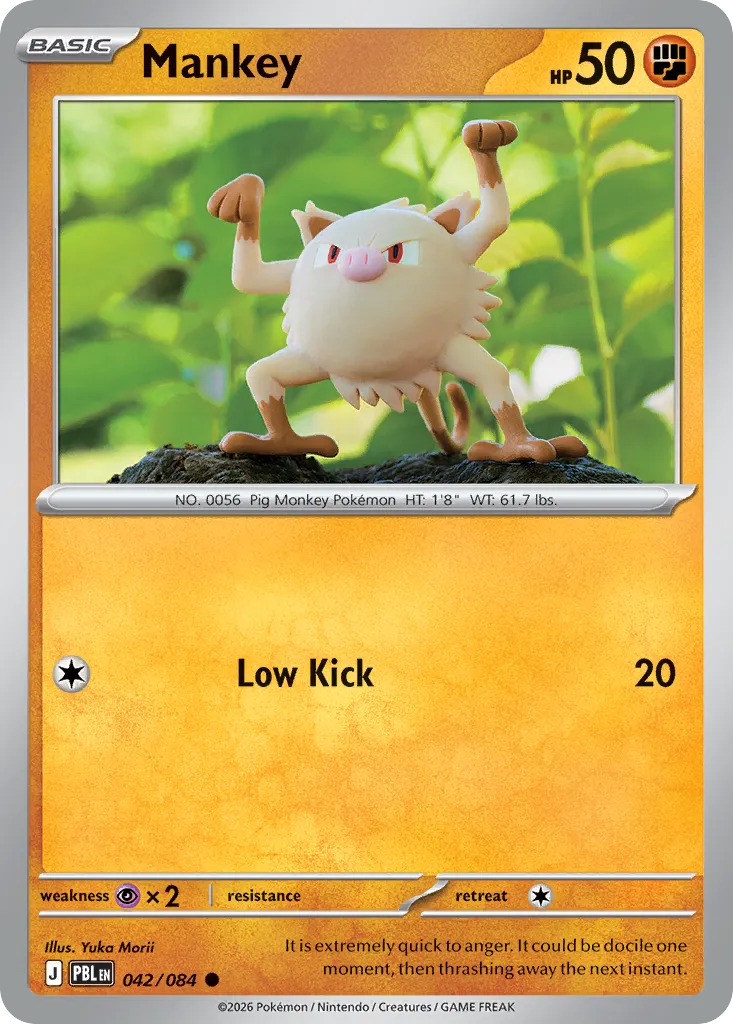 Mankey card image