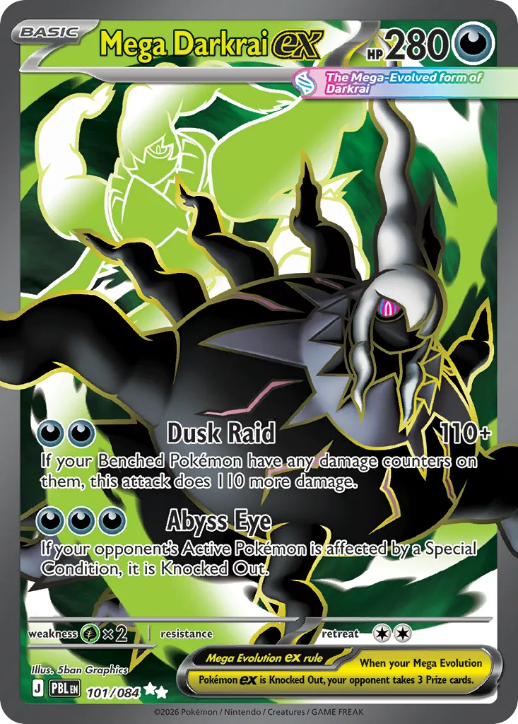 Mega Darkrai ex card image