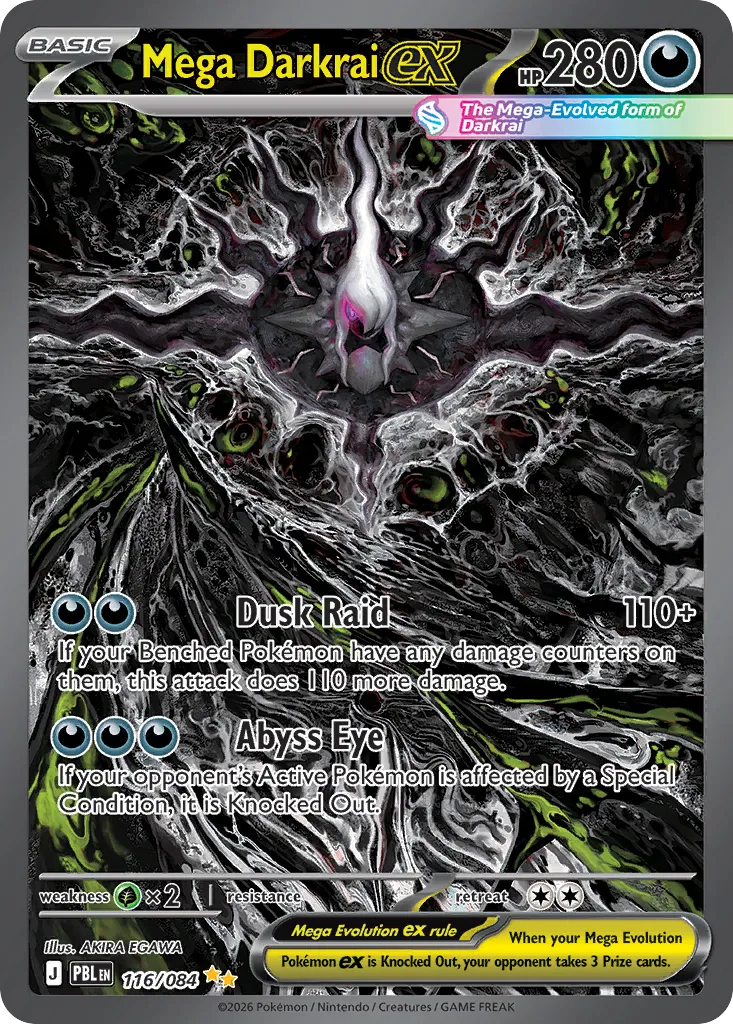 Mega Darkrai ex #116 card image