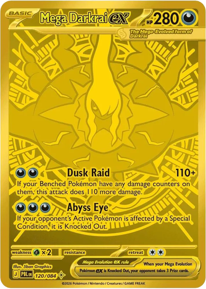 Mega Darkrai ex #120 card image