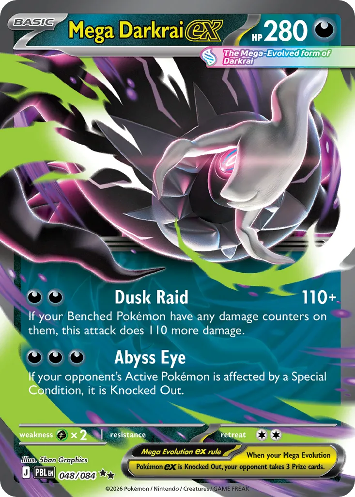 Mega Darkrai ex card image