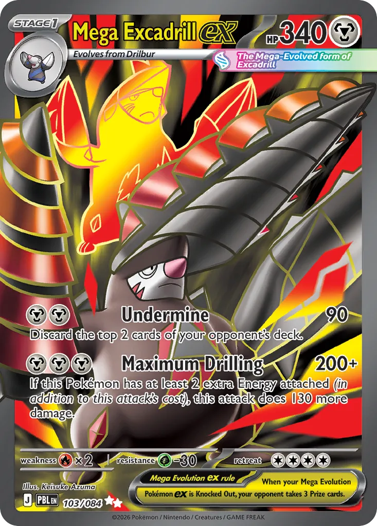 Mega Excadrill ex card image