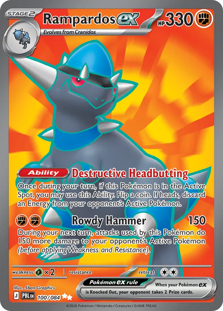 Rampardos ex card image