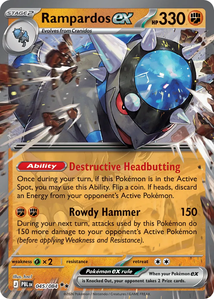 Rampardos ex card image