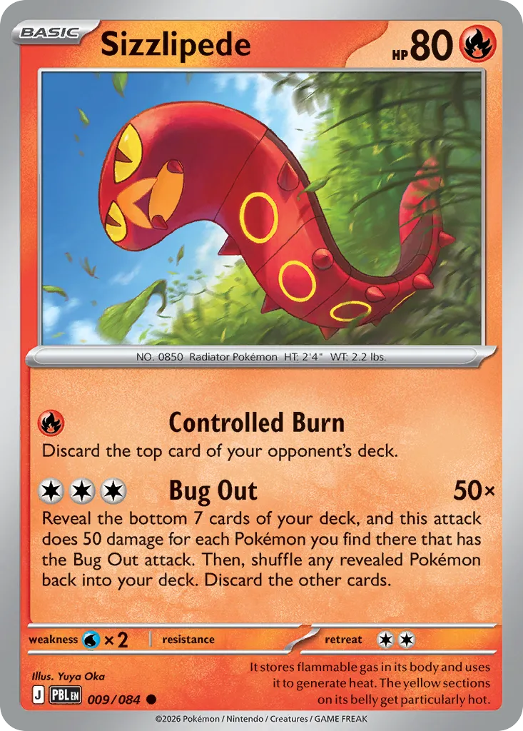 Sizzlipede card image