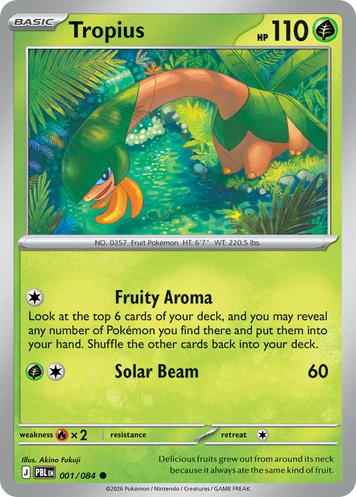 Tropius card image