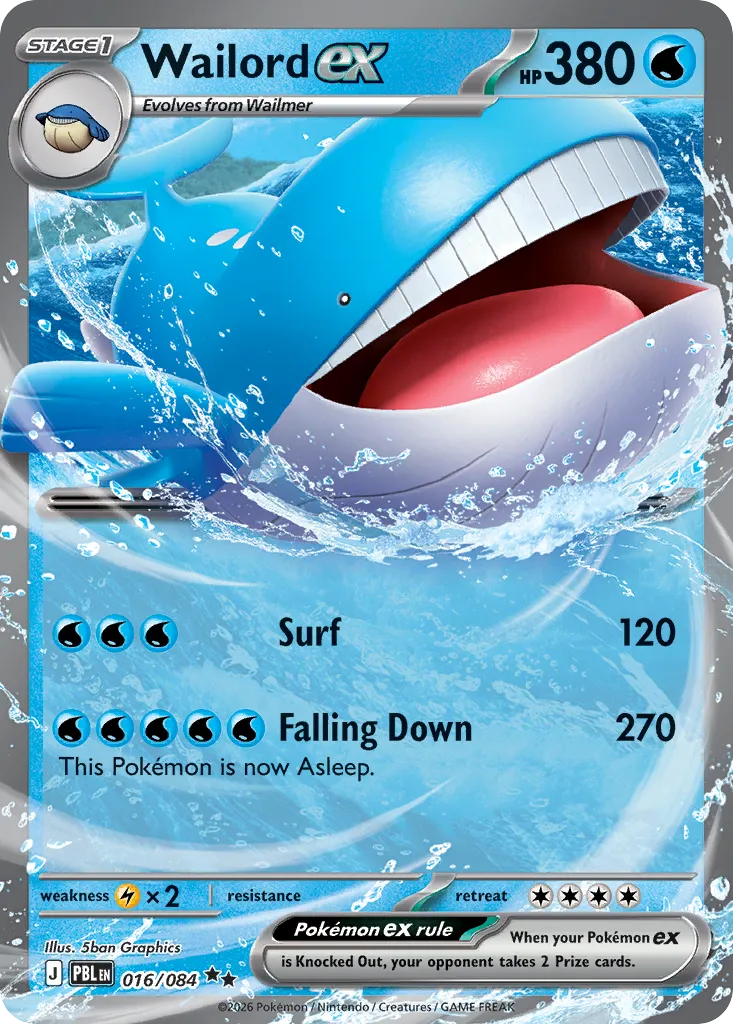 Wailord ex card image