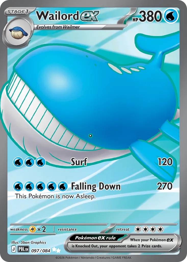 Wailord ex card image
