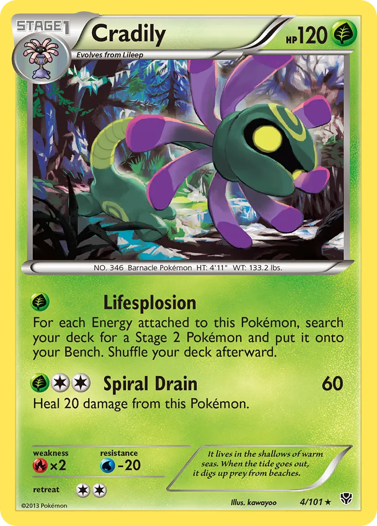 Cradily card image