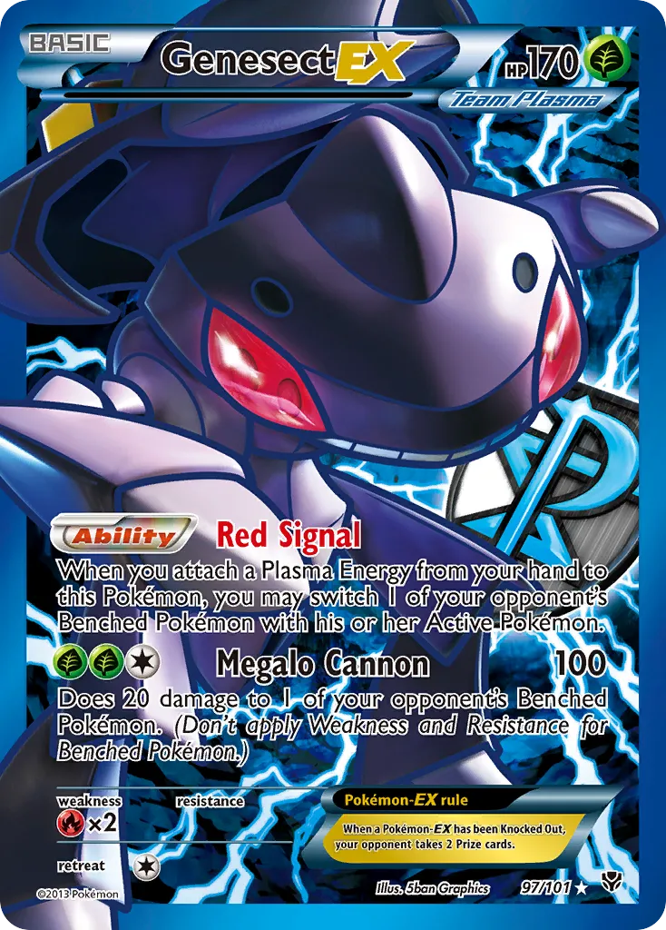 Genesect-EX #97 card image