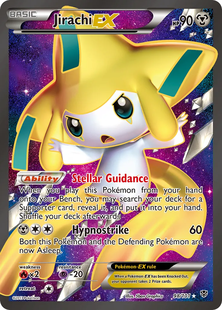 Jirachi-EX #98 card image