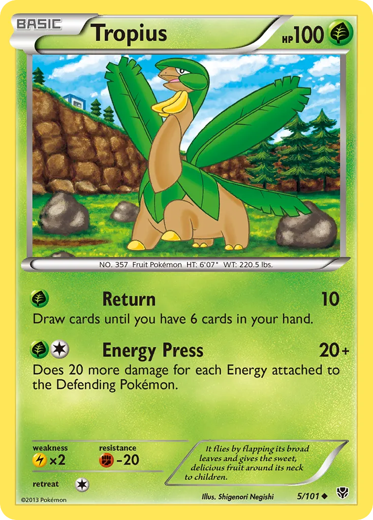 Tropius card image