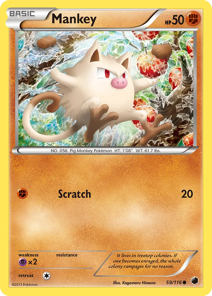 Mankey card image