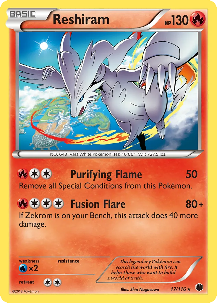 Reshiram card image