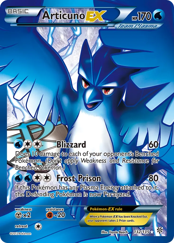 Articuno-EX #132 card image