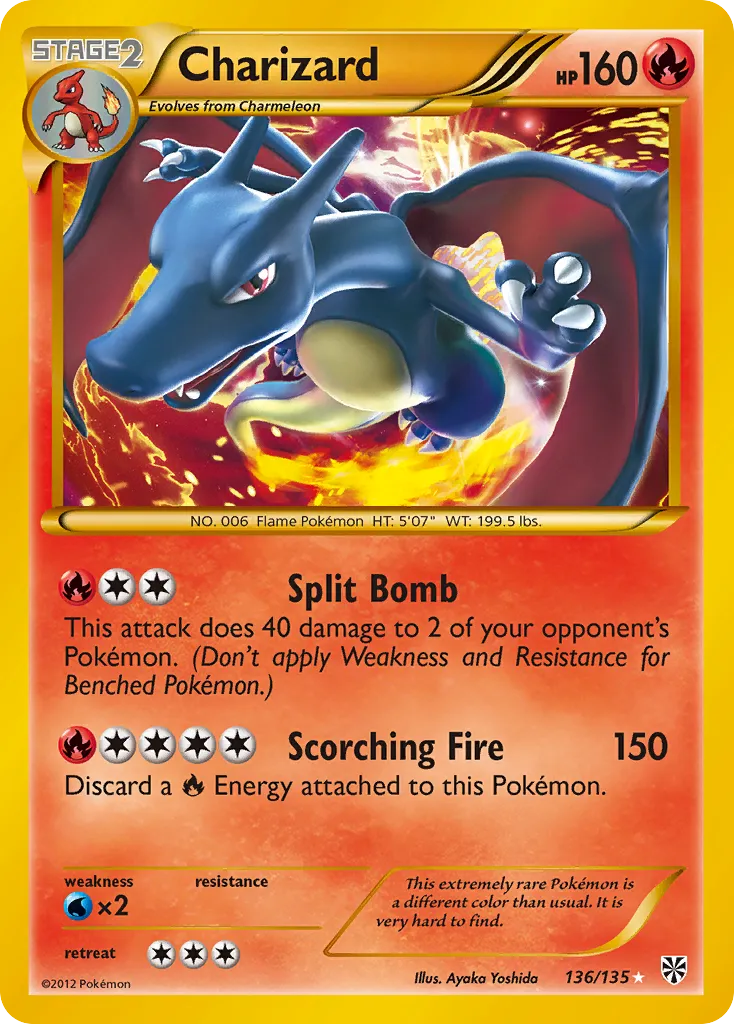Charizard #136 card image