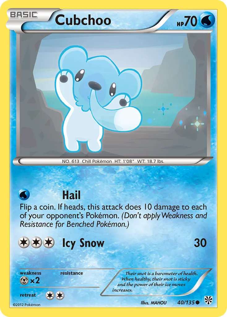 Cubchoo card image