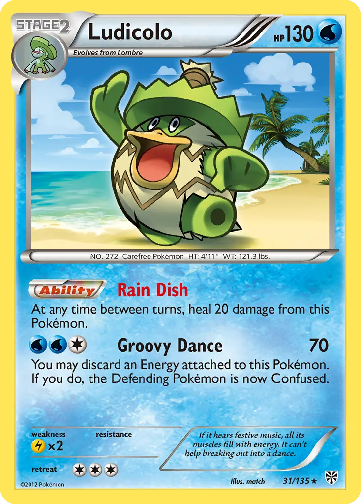 Ludicolo card image