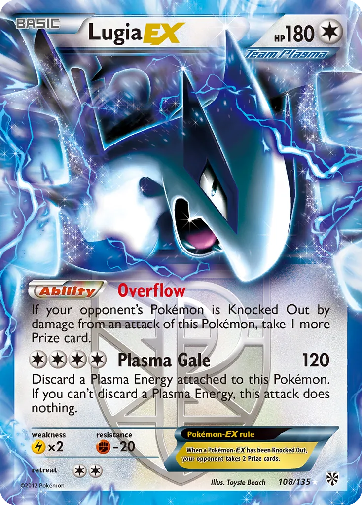 Lugia-EX #108 card image