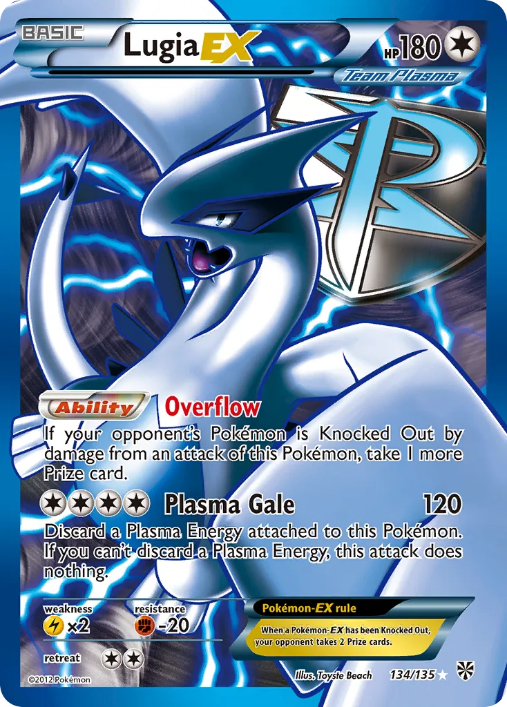Lugia-EX #134 card image