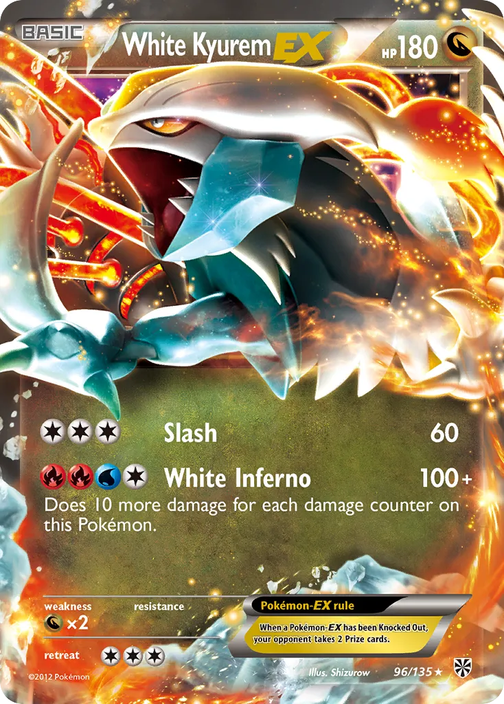 White Kyurem-EX card image