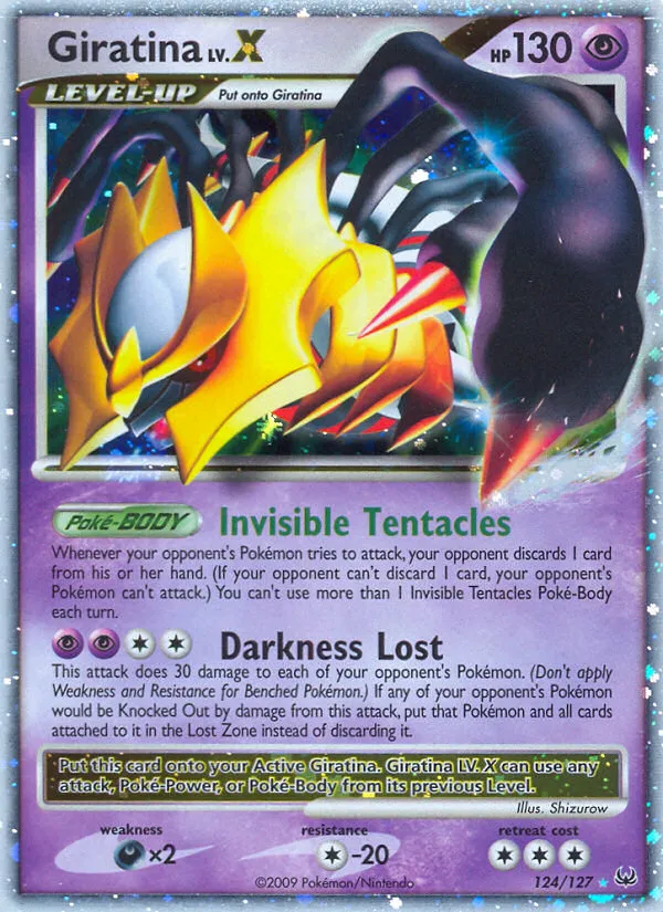 Giratina LV.X #124 card image