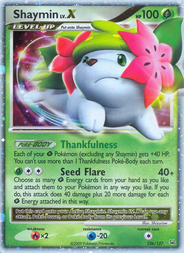 Shaymin LV.X #126 card image