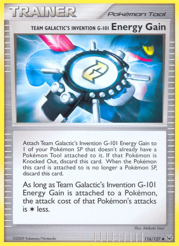 Team Galactic's Invention G-101 Energy Gain card image