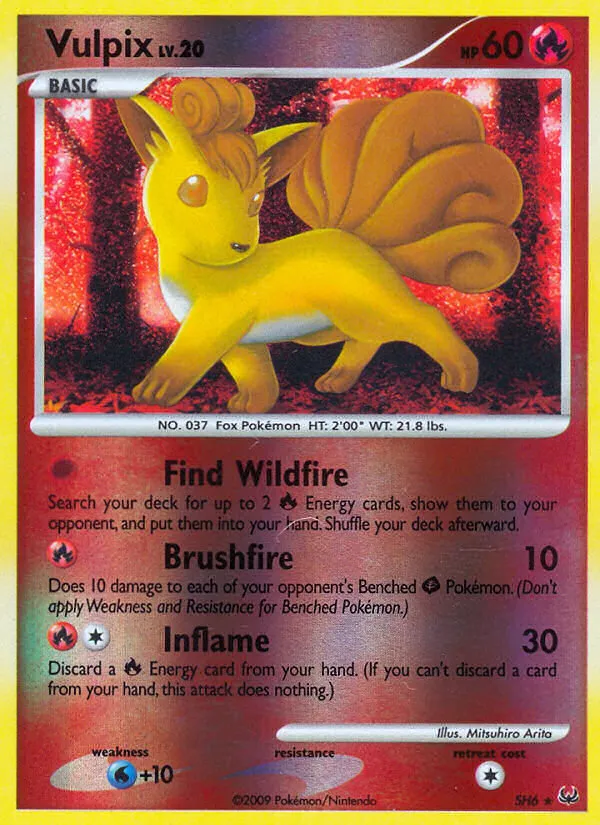 Vulpix #SH6 card image