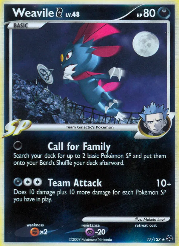 Weavile G card image
