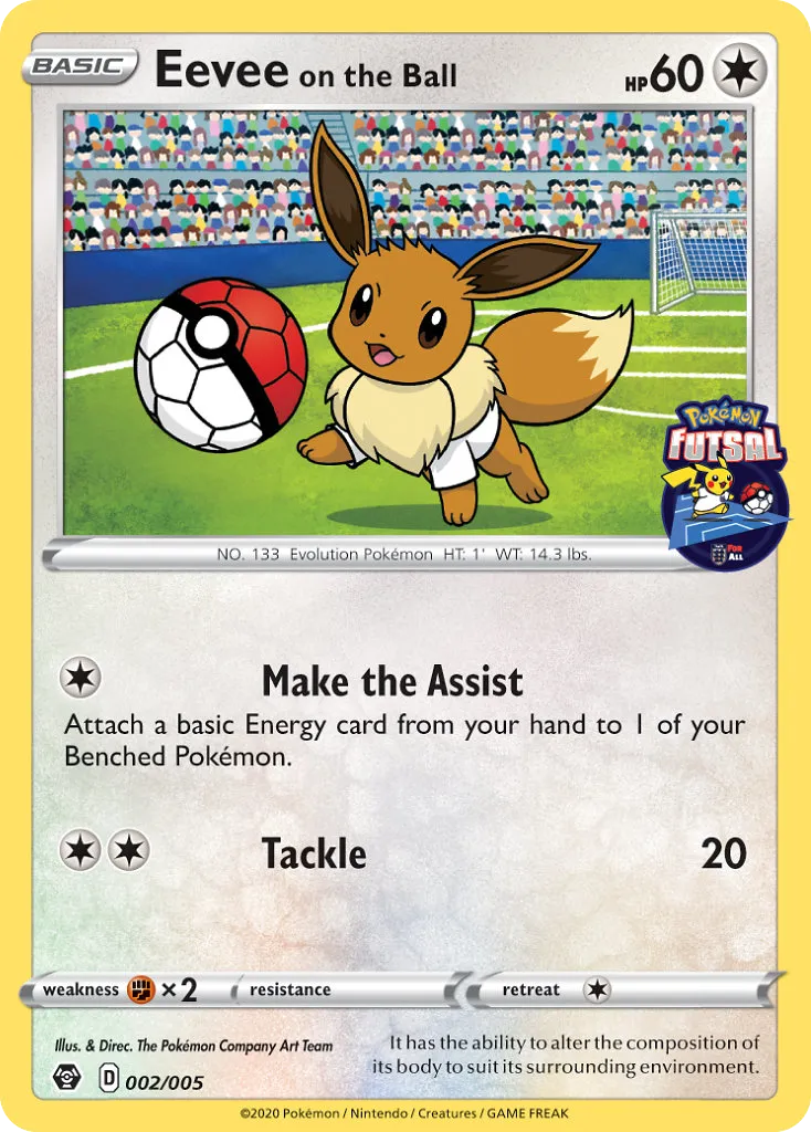 Eevee on the Ball #2 card image
