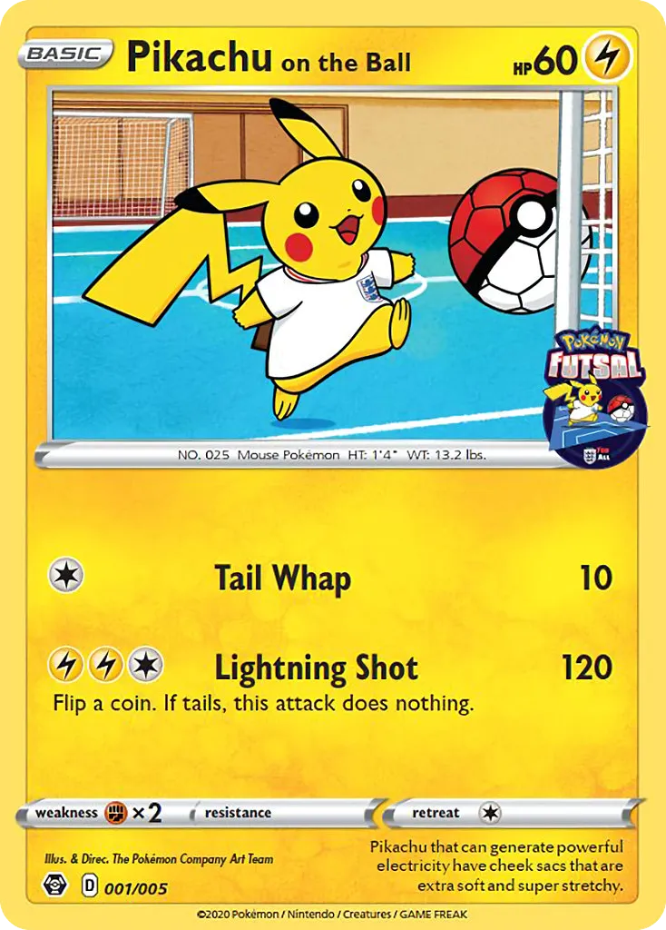 Pikachu on the Ball #1 card image