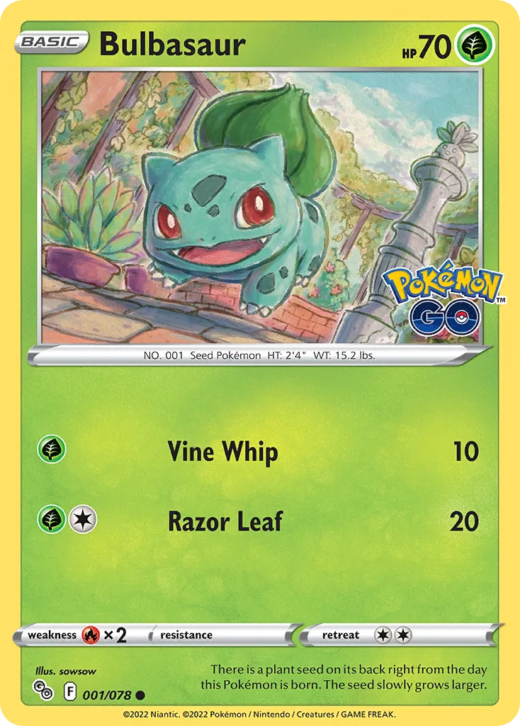 Bulbasaur card image
