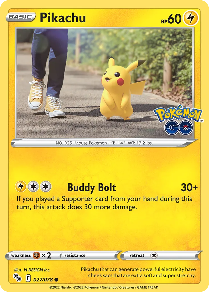Pikachu card image
