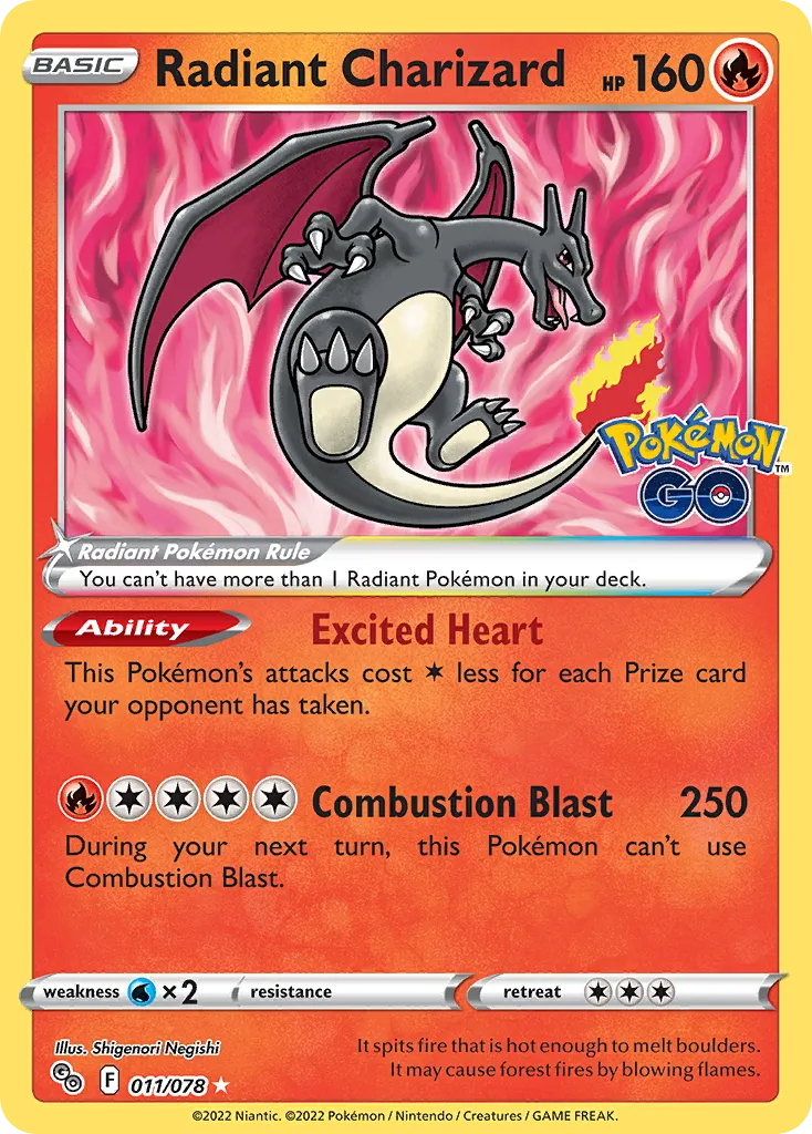 Radiant Charizard #11 card image