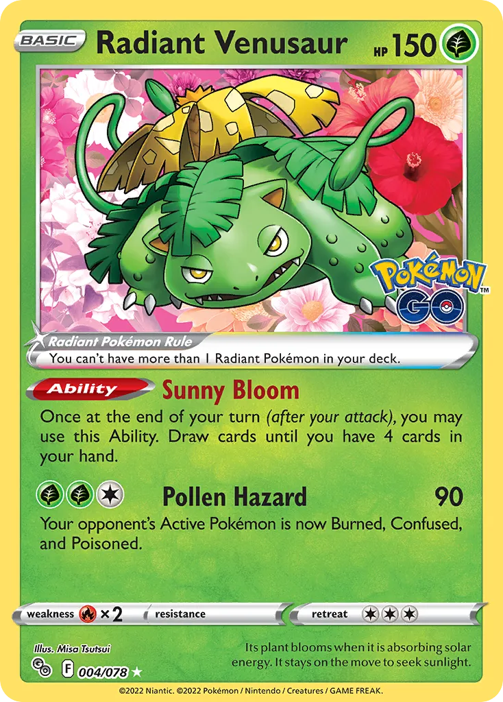 Radiant Venusaur card image