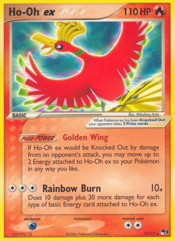 Ho-Oh ex #17 card image