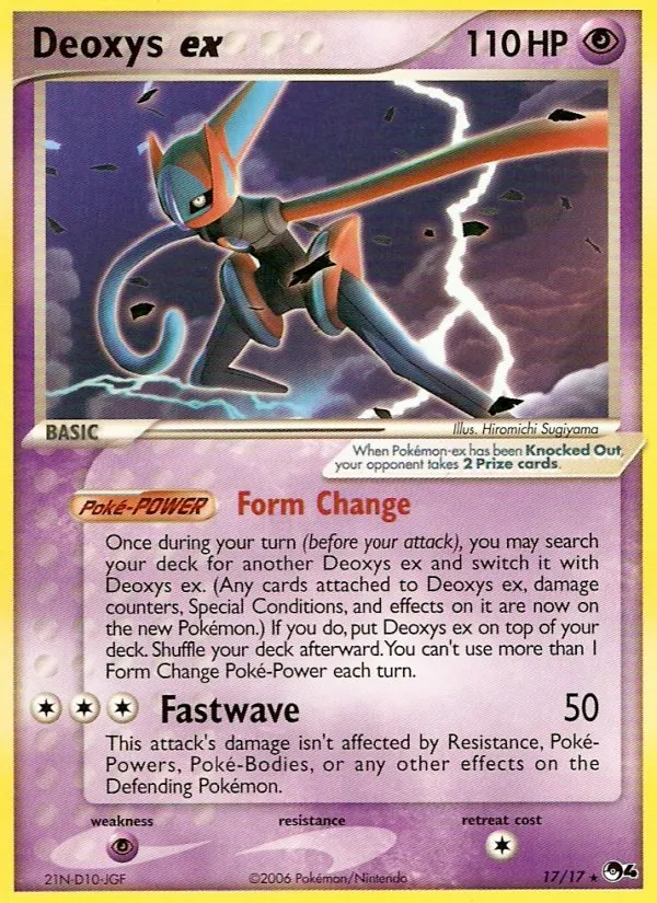 Deoxys ex #17 card image