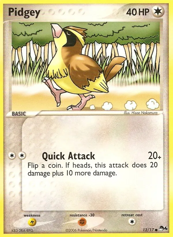 Pidgey card image