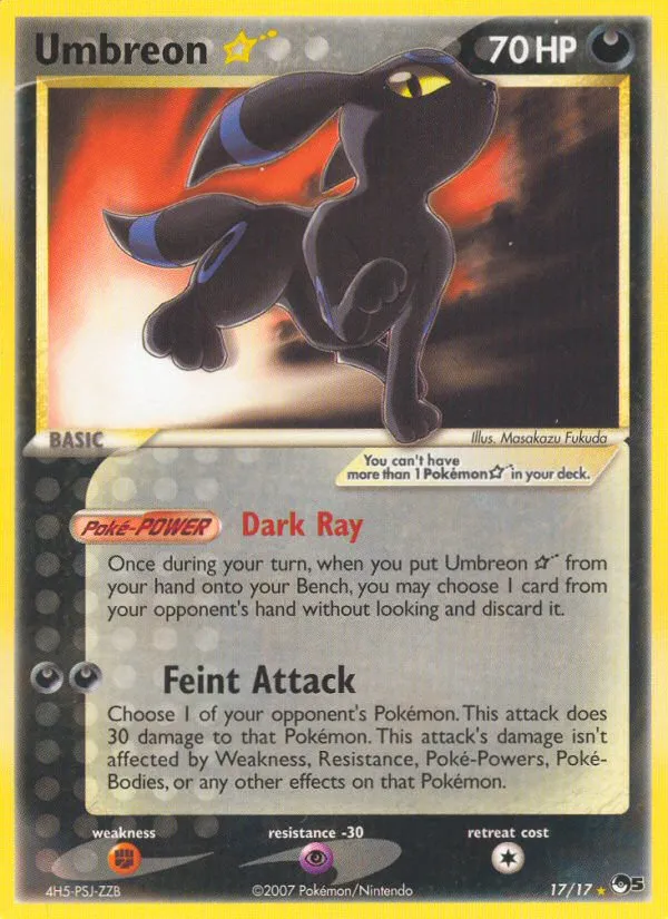 Umbreon Star #17 card image