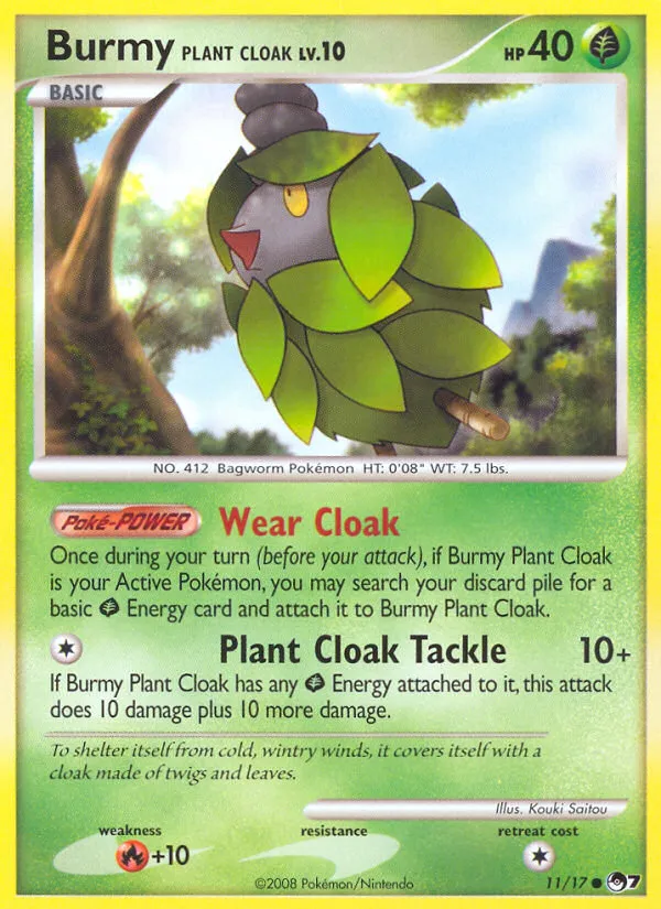 Burmy Plant Cloak card image