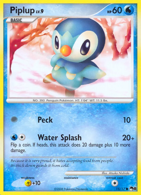 Piplup #15 card image