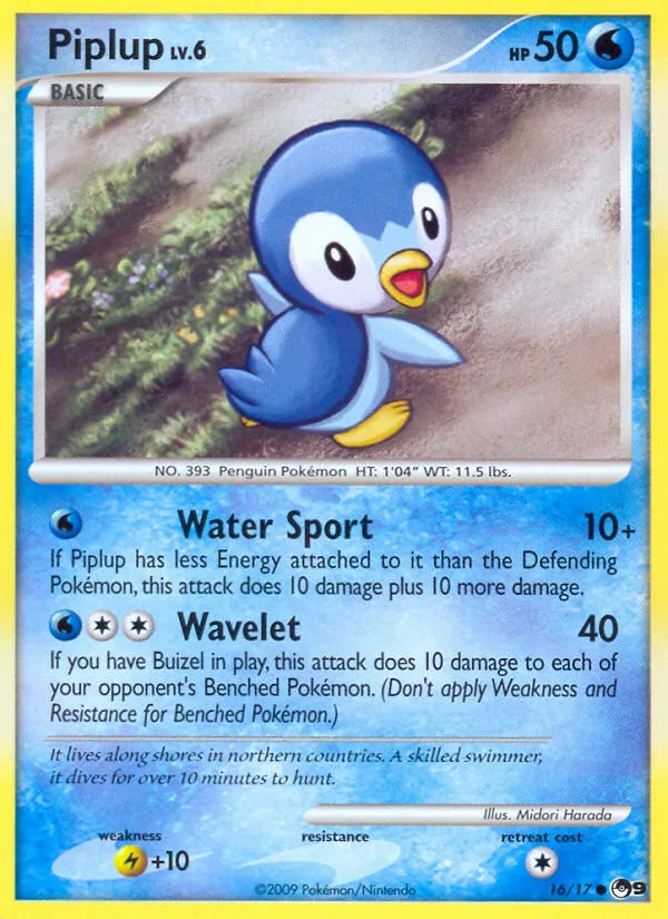 Piplup #16 card image